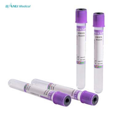 China Disposable Vacuum Blood Collection Tube EDTA 8ml PET for sale