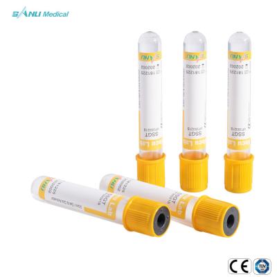 China Vacuum Gel And Clot Activator Tube SSGT Yellow Top For Blood Collection for sale
