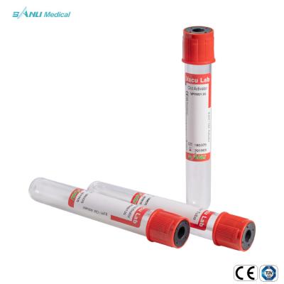 China Vacuum Plain Red Top Blood Tube No Additive For Collection And Storage for sale