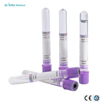 China Vacuum Blood Collection Tube EDTA 8ml 10ml PET Material for sale