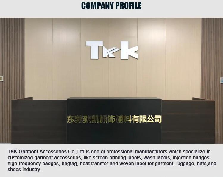 確認済みの中国サプライヤー - T&K Garment Accessories Co.,Ltd