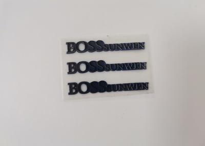China Clothing 3D Printing Labels Silicone , Heat Transfer Labels With Embossing Technics for sale