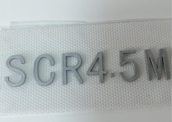 3D Molded Customized Design Heat Transfer Labels Silicone Logo For Garment