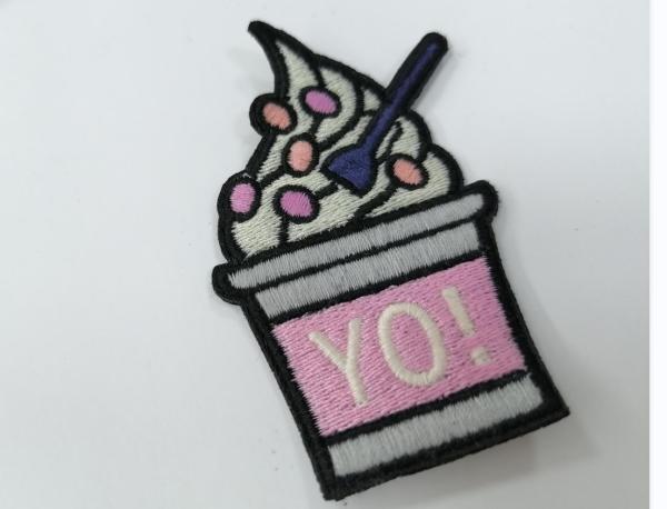 TK Design Embroidered Patches For Clothes Heat Transfer Labels