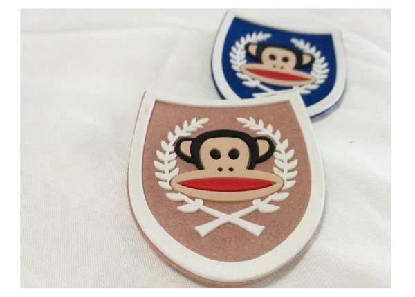 Creative Custom 3d Embossed Pvc Rubber Logo Patches Soft Pvc Labels For Garment