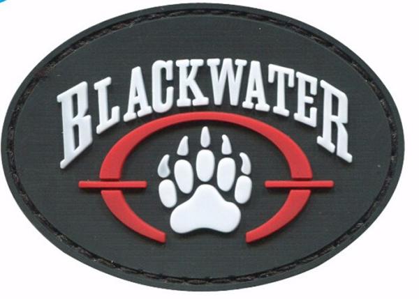 Colorful Sticky Hook And Loop Patches , Novelty Pvc Rubber Military Patches For Clothing