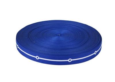 中国 ファンキーで青い伸縮性がある日記バンド革紐、3 - 110mmの幅の注文の布のゴムひも 販売のため