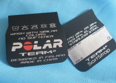 China Eco - Friendly Fabric Clothing Screen Printing Label Matt / Shinny Surface for sale
