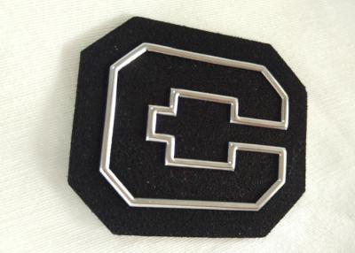 China Personalized Non - Phthalate High Frequency 3D Rubber Patches With Silver Tpu Logo for sale