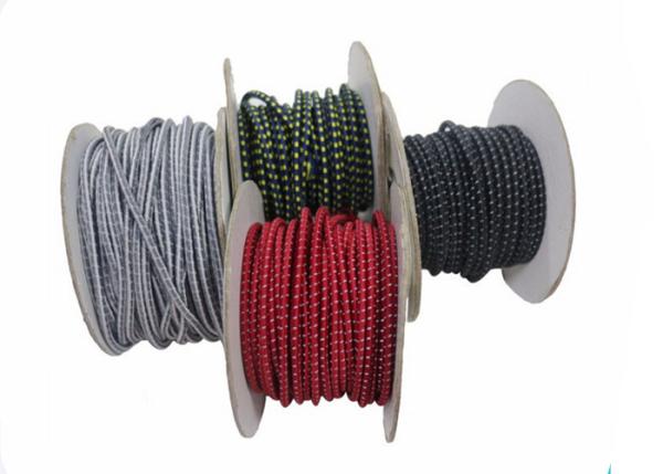 High Strength Braided Bungee Cord Roll , Durable Rubber Band Bungee Cord