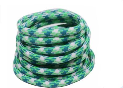 China Logotipo trenzado colorido 100% de la cuerda de la secuencia elástico del cordón del poliéster impreso en venta