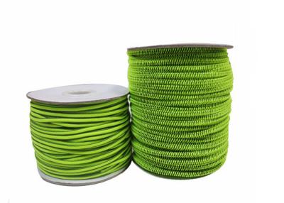 China cuerda elástico de la secuencia elástico redonda del cordón de 8m m con el acabamiento revestido del gancho en venta