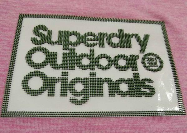 Soft 3D Silicon Raised  Heat Transfer Clothing Labels Iron On Tags Special Technical