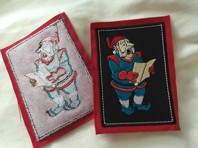 China Latest Handwork Cartoon Patten Custom Embroidered Patches For Clothing for sale