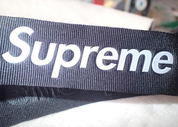 Supreme 3D High frequency 3M reflective  logo on 3.2cm nylon tape for hats logo