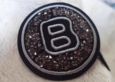 China Iron Handmade Imitation Diamond Patches For Equestrian Clothing for sale