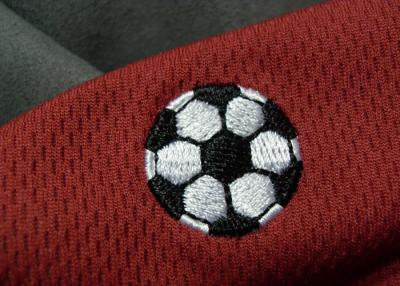 China Tatami Material Clothing Brand Embossed Patch For Soccer Team for sale
