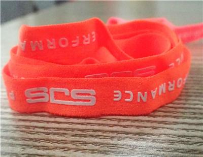 China Professional Custom Fluorescent Color Clothing Elastic Band With Special Logo for sale