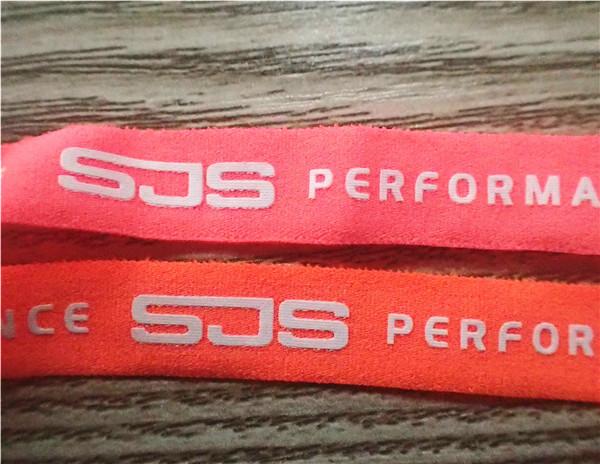 Professional Custom Fluorescent Color Clothing Elastic Band With Special Logo