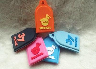 Cina PVC impresso o inciso promozionale Keychain multi-/dei regali personale SGS colorato del silicio in vendita