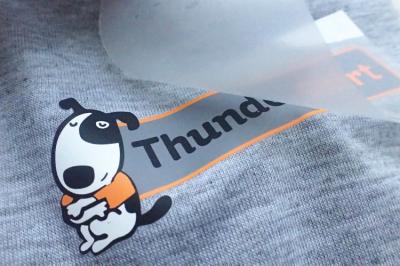 China Screen Print Heat Transfer Clothing Labels Custom Iron On Stickers for sale