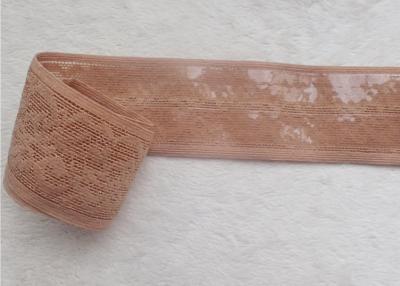 China Non Slip Sewing Jacquard Elastic Band Lace Bra Straps Trimming For Belly Pants for sale