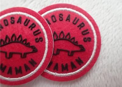 China Fashion Custom Clothing Patches / Embroidered Silicone Patches for sale