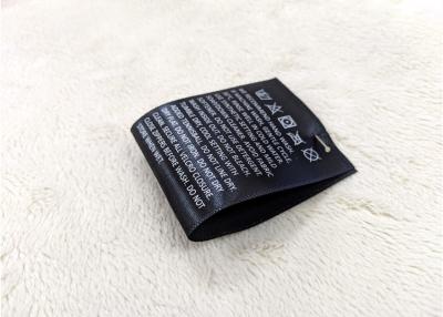 Cina Etichetta tessuta di stampa dello schermo, etichette stampate di cucito per amichevole eco- dell'abbigliamento in vendita