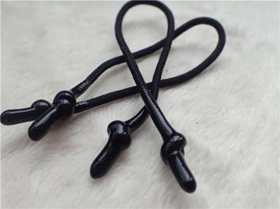 Chine La bande non élastique simple de corde de couleur avec Shinny le silicone Edings pour l'extracteur de sac à vendre