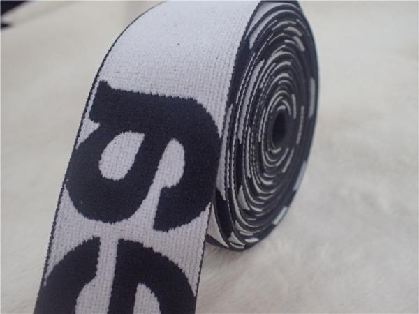 Fashion 4CM Double Color Jacquard Elastic Tape For Skirt Bright Color