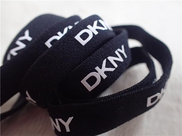 Black Underwear Elastic Band With Printing White Silicone Logo Environmental Protection