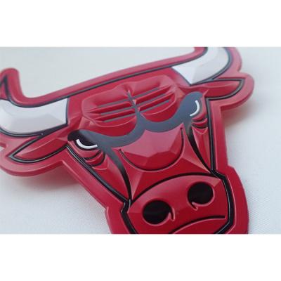 China Washable Red TPU Leather Iron On Custom Clothing Patches for sale