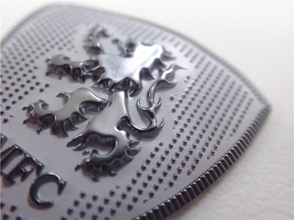 Embossed Silver TPU 0.7mm Custom Clothing Patches