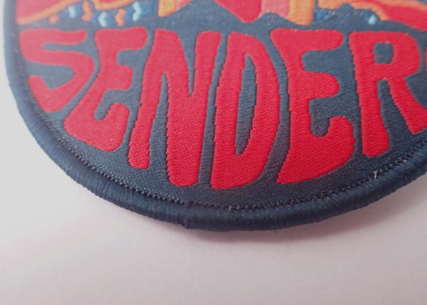 Heat Press Custom Badge Embroidery Iron On Patch Applique For Clothing