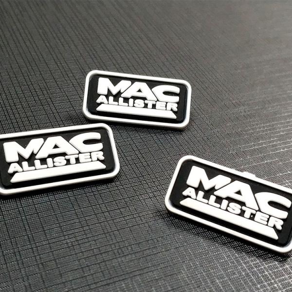 Custom Clothing Woven Patches Logo Textured Label 3D Pvc Badges