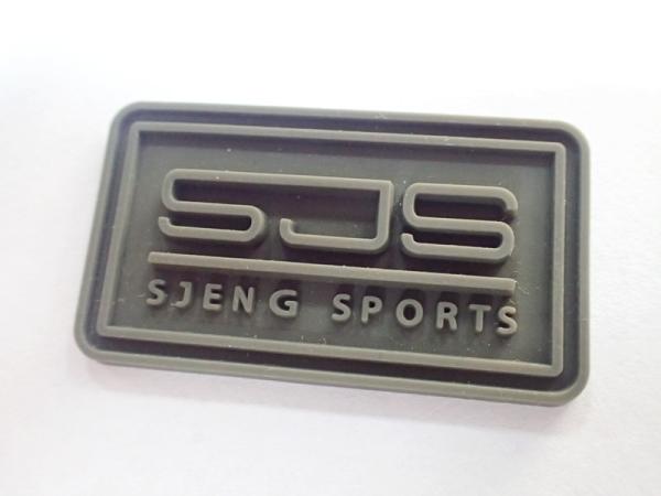 Garment Accessories Embossed Clothing Custom Rubber Logo Label PVC Patch