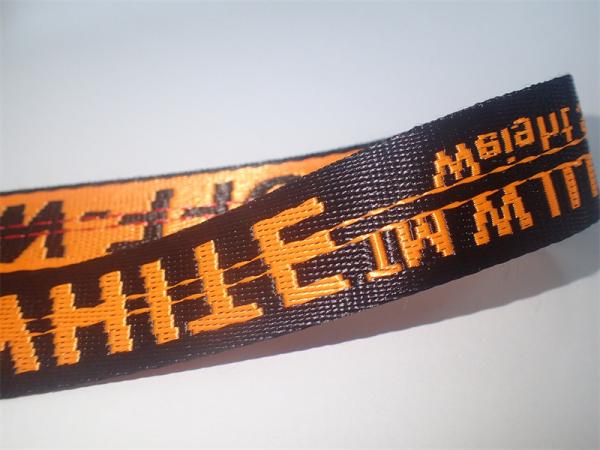 Fashion Style Strong and Hardwearing Jacquard Webbing Customized Logo