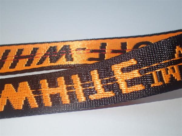 Fashion Style Strong and Hardwearing Jacquard Webbing Customized Logo