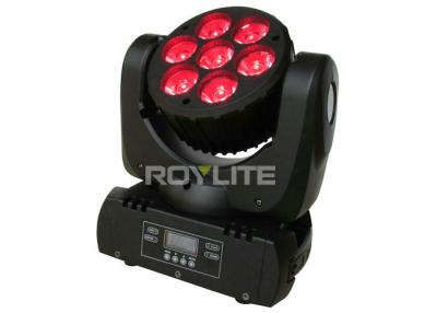 China 7 x 12W RGBW LED Beam Moving Head Osram Lamp / 37 DMX Channels for sale