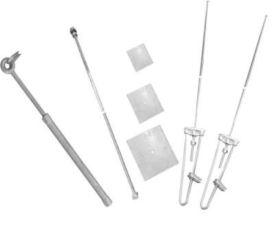 China Carbon Steel Stay Assembly Stay Rod Set With Plate Bow And Thimble for sale