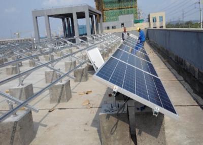 China Sistema de aluminio del tormento del panel del picovoltio del tejado del carril de las consolas de montaje del panel solar del ODM del OEM en venta