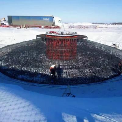 China fundação pré-reforçado substituível da gaiola do parafuso dos parafusos de âncora da turbina eólica 1.5mw-7.0mw à venda
