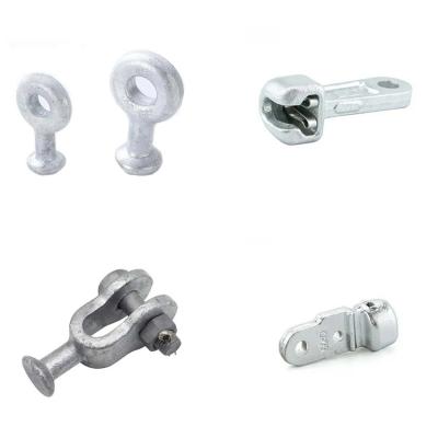 China Hot DIP Galvanized Forged Steel Ball Clevis Eye Forging Galvanized Q-7 QP-7 Type Ball Eyes for sale