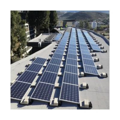 China El aluminio molió el sistema de las consolas de montaje del panel solar para el tejado plano del cemento en venta