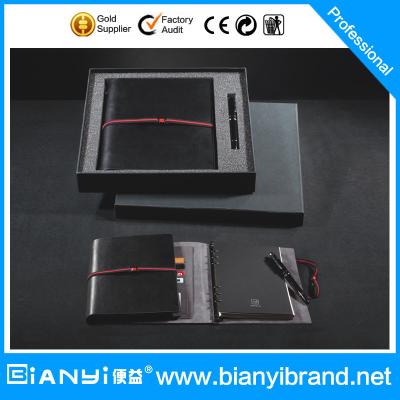 China Notebook with elastic and pen set for sale