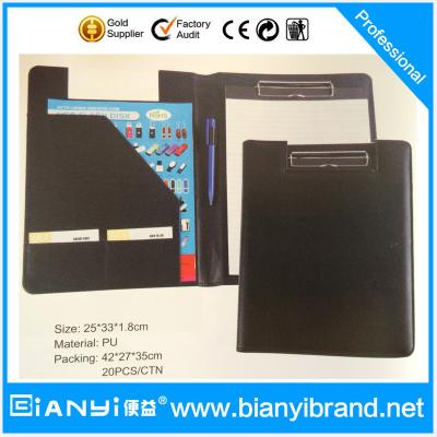 China PU presentation folder with CD pocket for sale