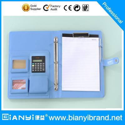 China A4 portfolio with logo and pad for sale