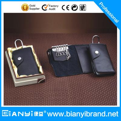 China Keychain bag made by real leather with ring for gift from Bianyibrand in China for gift se for sale