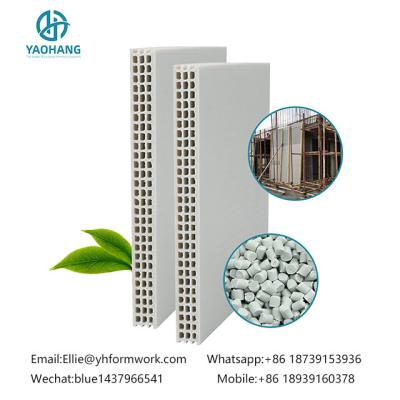 China Waterproof pp hollow plastic formwork nano-coating for sale