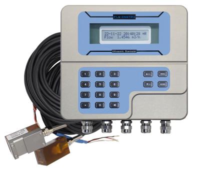 China Energy Monitoring Ultrasonic Flowmeter With Temperature for sale